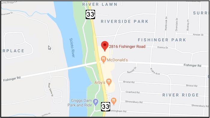 Scioto View Center Location Map Scioto View Center Location Map
