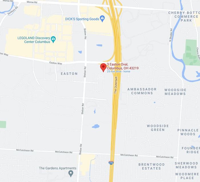 Easton Oval Google Map